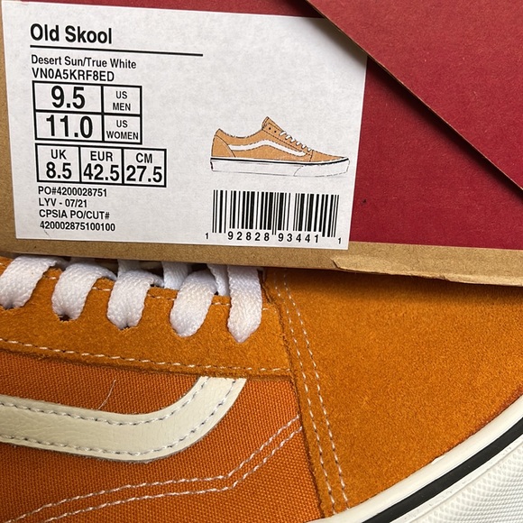 Vans Old Skool Desert Sun / True White MENS - Picture 16 of 16